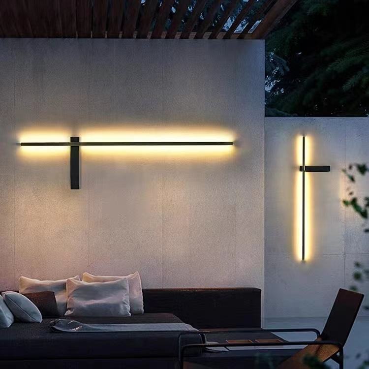 Solar-Powered Waterproof Outdoor Wall Lamp – Elegant Exterior Wall Lights for Garden Illumination 1