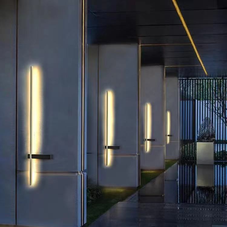 Solar-Powered Waterproof Outdoor Wall Lamp – Elegant Exterior Wall Lights for Garden Illumination 5