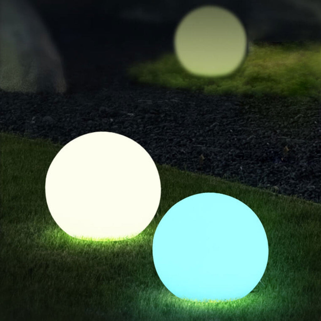 Solar-Powered Waterproof Spherical LED Outdoor Light – Modern Solar Garden Lights for Patios and Lawns 11