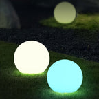 Solar-Powered Waterproof Spherical LED Outdoor Light – Modern Solar Garden Lights for Patios and Lawns 11