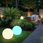 Solar-Powered Waterproof Spherical LED Outdoor Light – Modern Solar Garden Lights for Patios and Lawns 14
