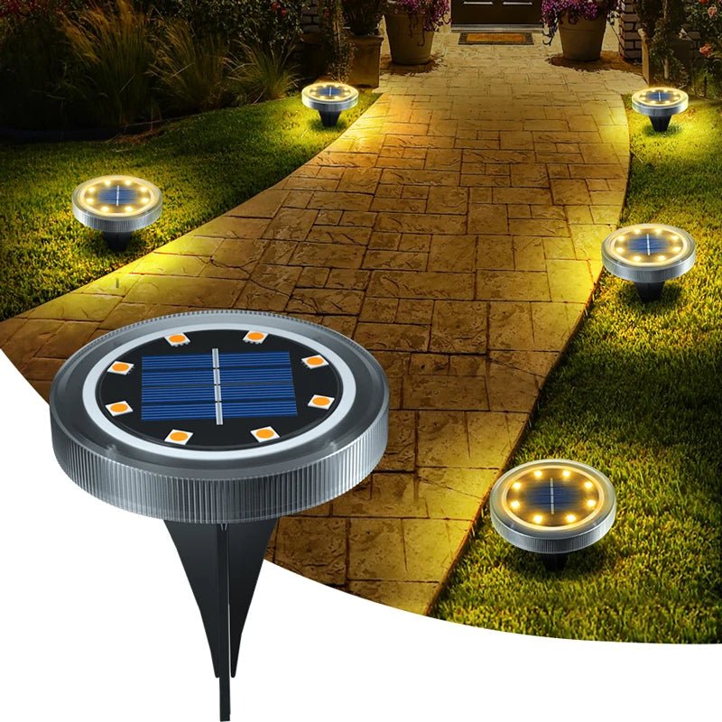 Solar Garden Lights – Waterproof LED Outdoor Lights for Atmospheric Illumination – Easy Installation, Long Battery Life, Set of 4-20 0