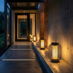 Solar Outdoor Lantern Cordless Metal Cage LED Waterproof IP65 Patio Garden Home Decor - Stack & Clear 97