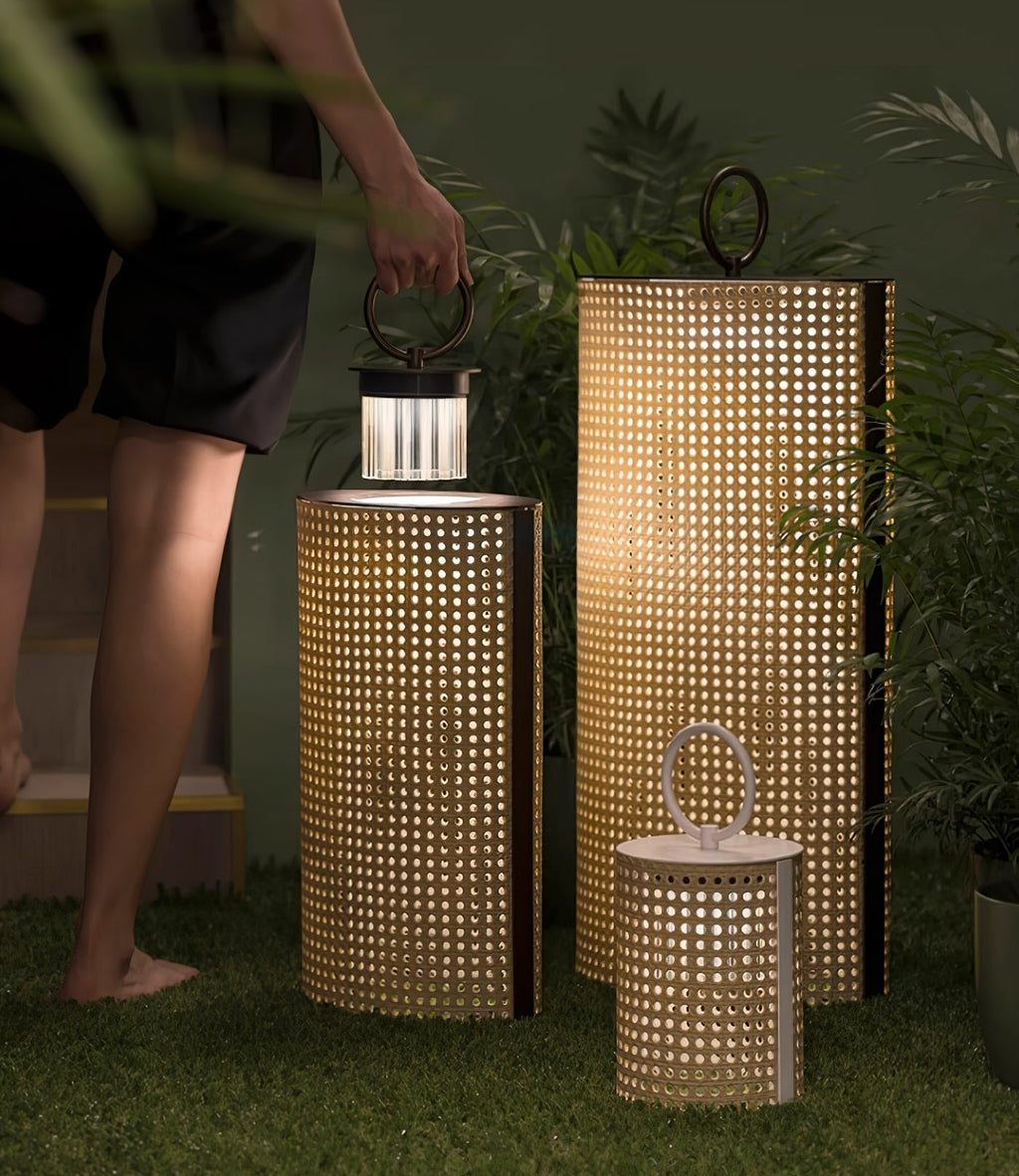 Solar Outdoor Lantern with Remote Control - Solar Powered Garden Light 3