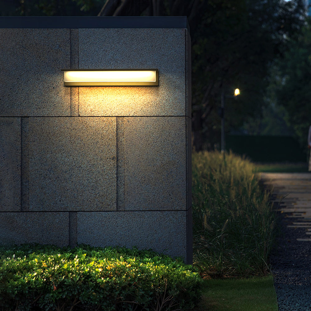 Solar Outdoor Wall Lamp - Eco-Friendly LED Wall Light, Weatherproof Modern Design 1