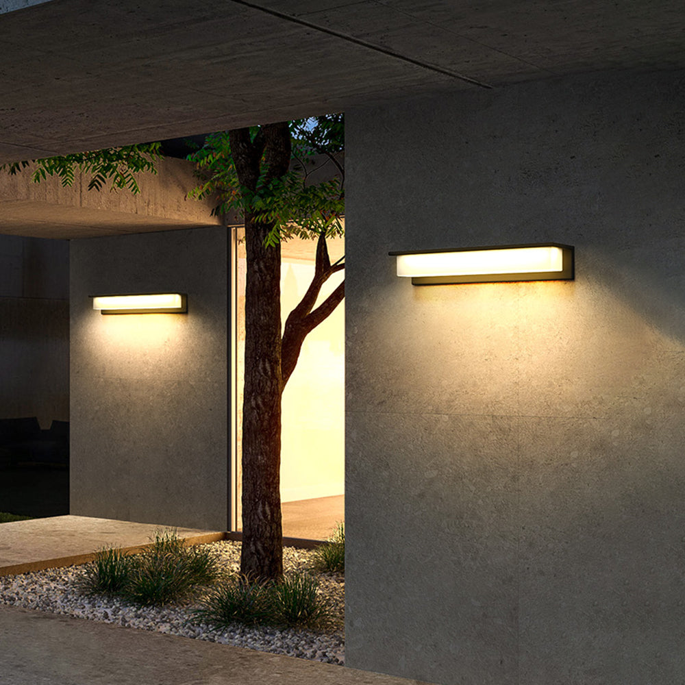 Solar Outdoor Wall Lamp - Eco-Friendly LED Wall Light, Weatherproof Modern Design 2