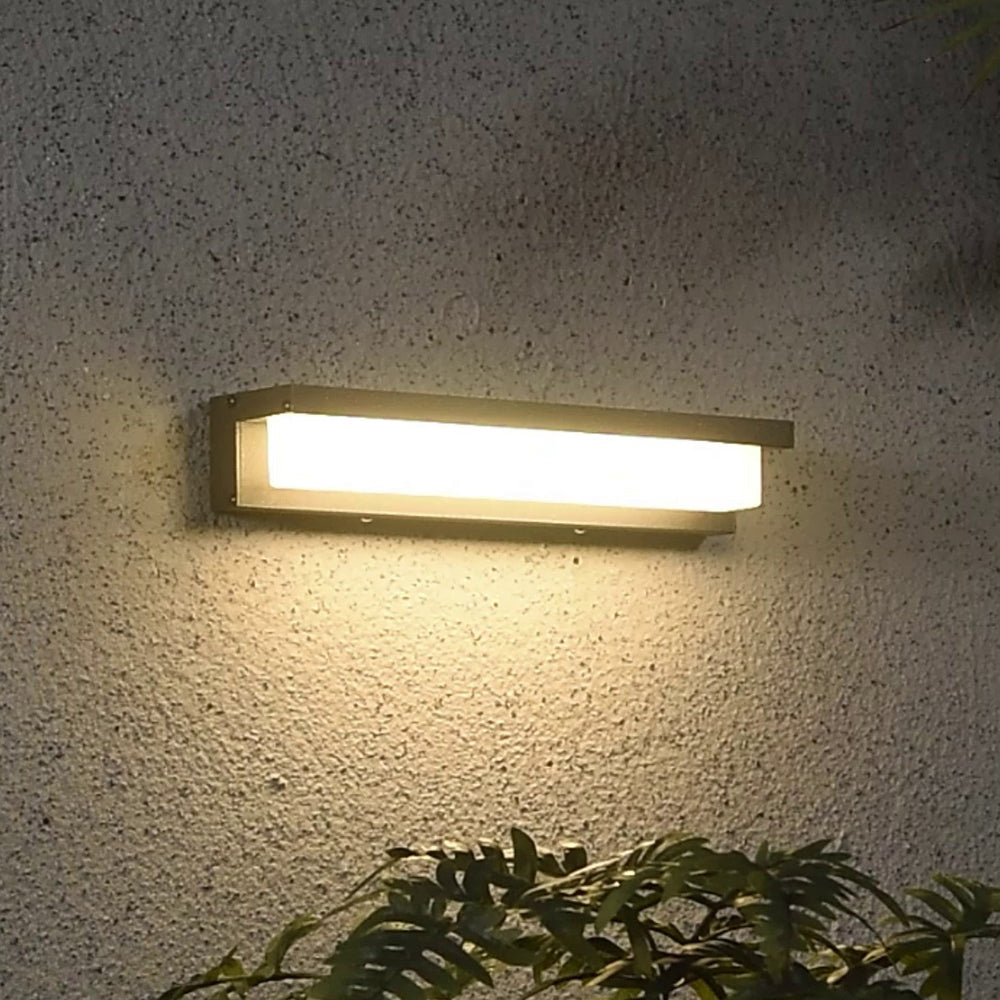 Solar Outdoor Wall Lamp - Eco-Friendly LED Wall Light, Weatherproof Modern Design 7