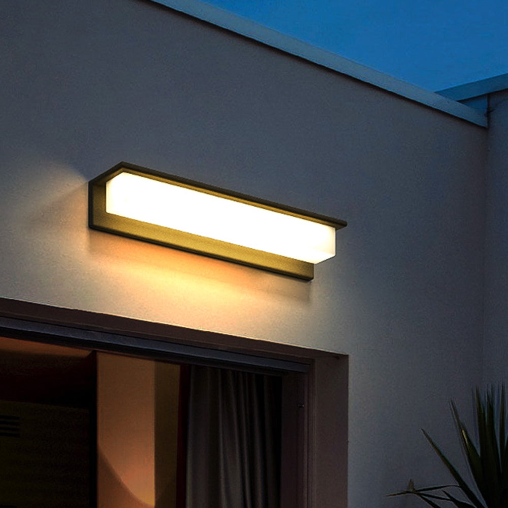 Solar Outdoor Wall Lamp - Eco-Friendly LED Wall Light, Weatherproof Modern Design 8