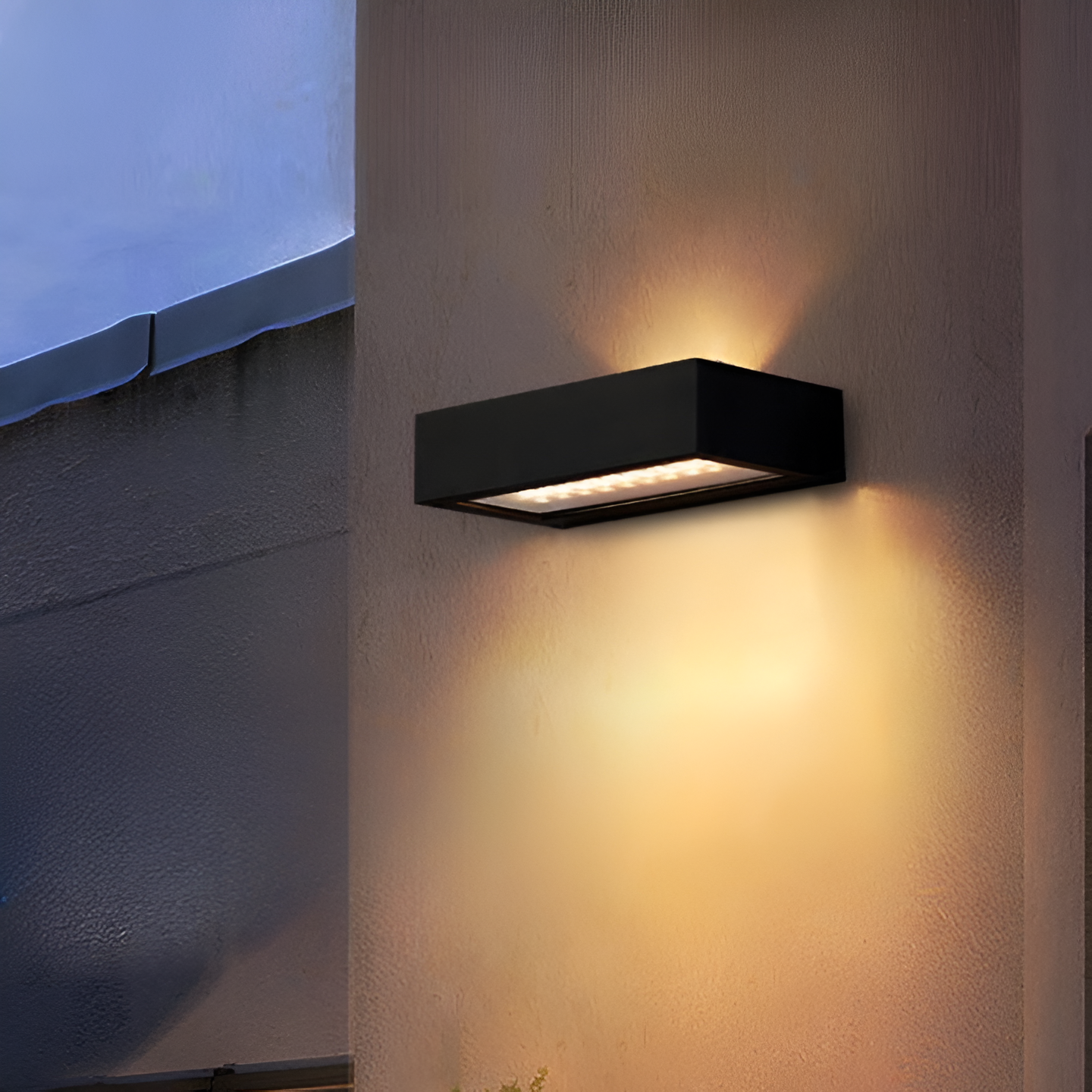 Solar Outdoor Wall Lamp with Adjustable Brightness – IP65 Waterproof Modern Exterior Wall Light 1
