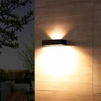 Solar Outdoor Wall Lamp with Adjustable Brightness – IP65 Waterproof Modern Exterior Wall Light 4