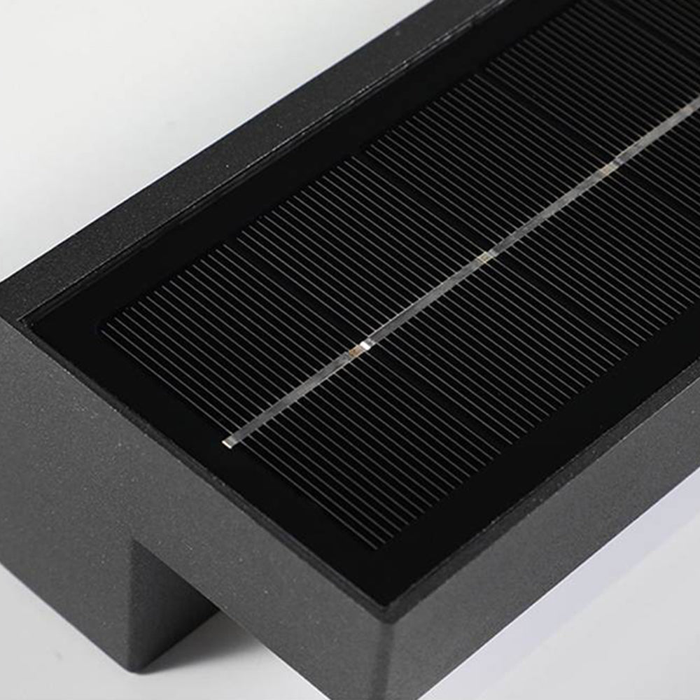 Solar Outdoor Wall Light with Motion Sensor – Durable Black Bronze Finish 4