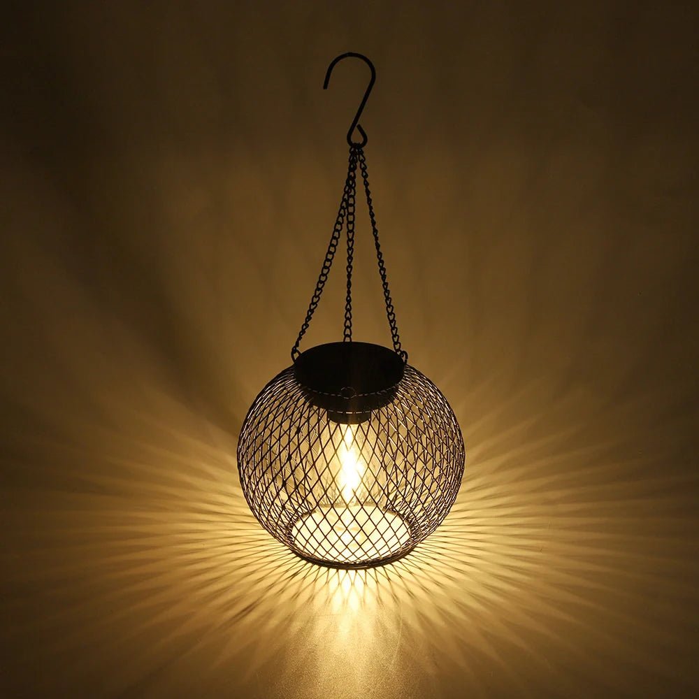 Solar Powered Lantern with Automatic Dusk Sensor – Elegant Outdoor Solar Lamp for Patios and Gardens 2