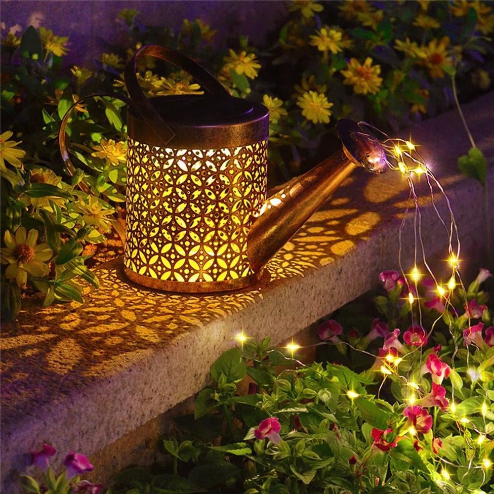 Solar Powered Outdoor Lantern with LED Lights – Weather Resistant Garden Decoration 0