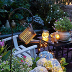 Solar Powered Outdoor Lantern with LED Lights – Weather Resistant Garden Decoration 2