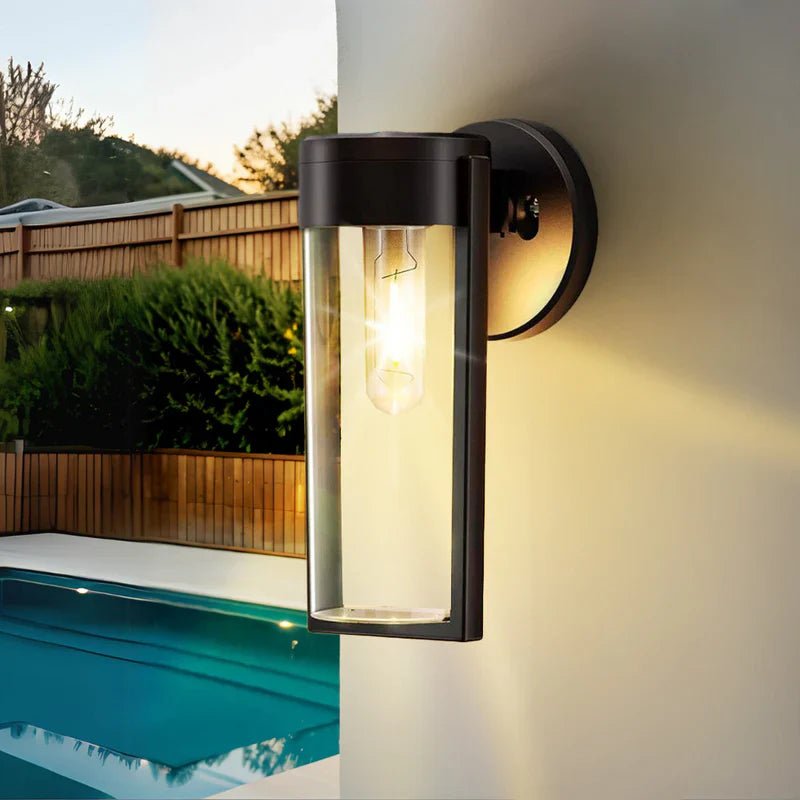 Solar Powered Outdoor Wall Lights - Modern Lanterns for Garden and Patio, Waterproof Solar Lights with Warm Glow 0