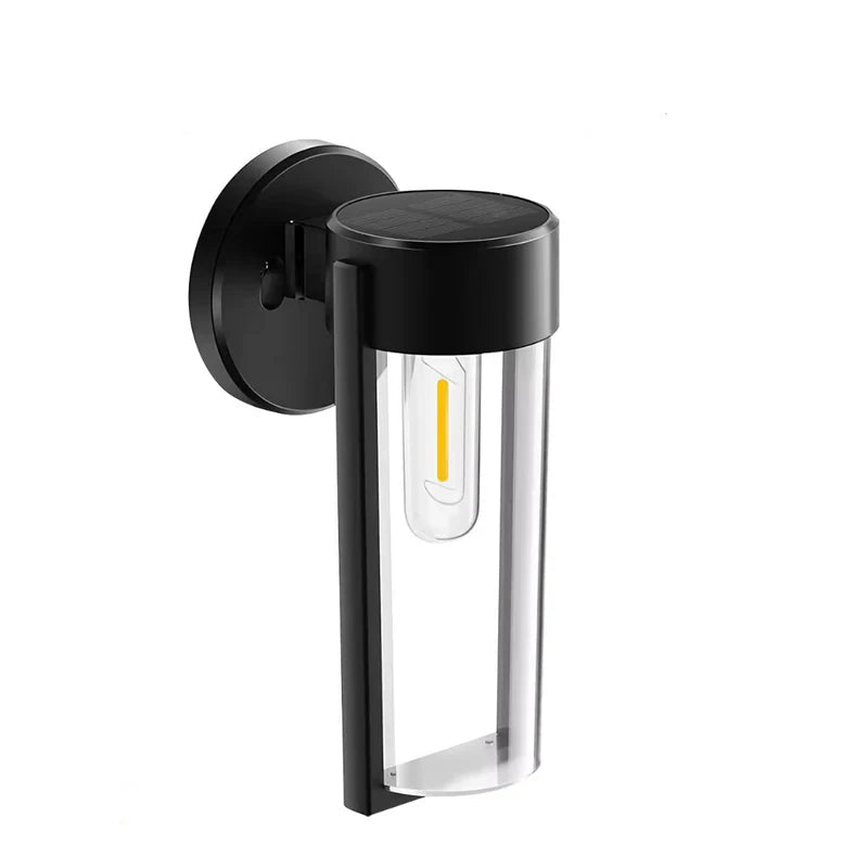 Solar Powered Outdoor Wall Lights - Modern Lanterns for Garden and Patio, Waterproof Solar Lights with Warm Glow 4