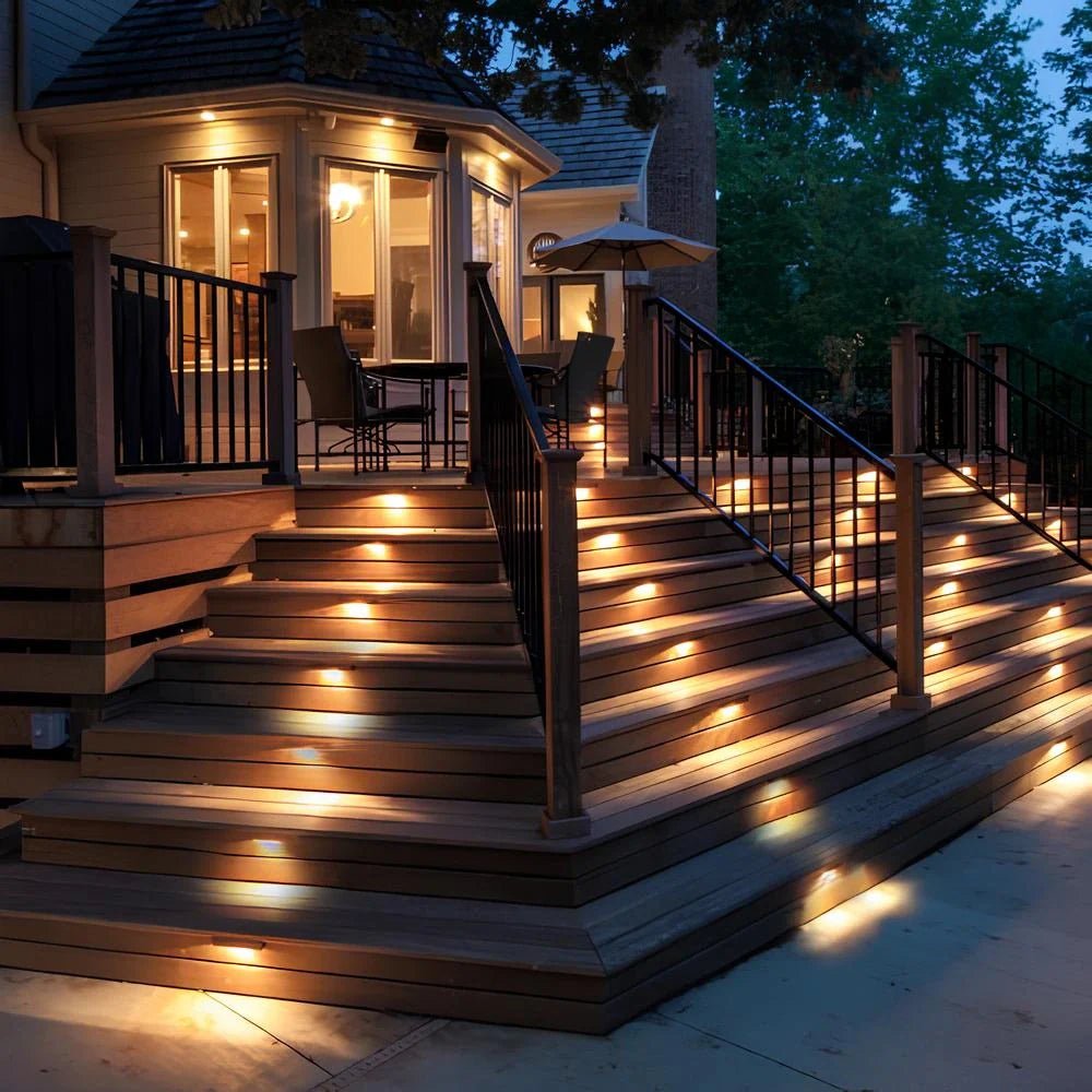 Solar Step Lights Outdoor with Automatic Dusk Sensor – Weather-Resistant Garden Lighting for Effortless Illumination 2