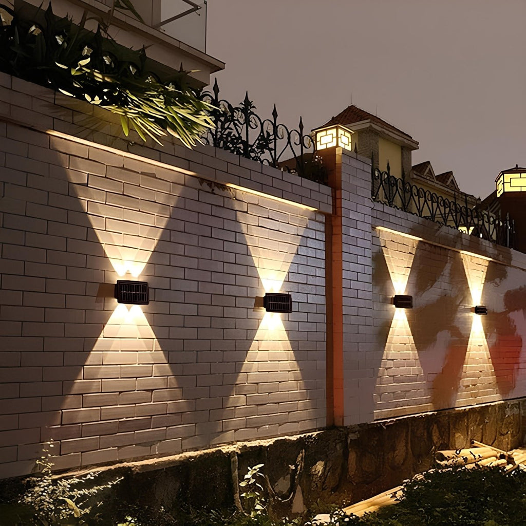 Solar Wall Sconce Outdoor Light with Dual Modes – Eco-Friendly LED Garden Lighting 2