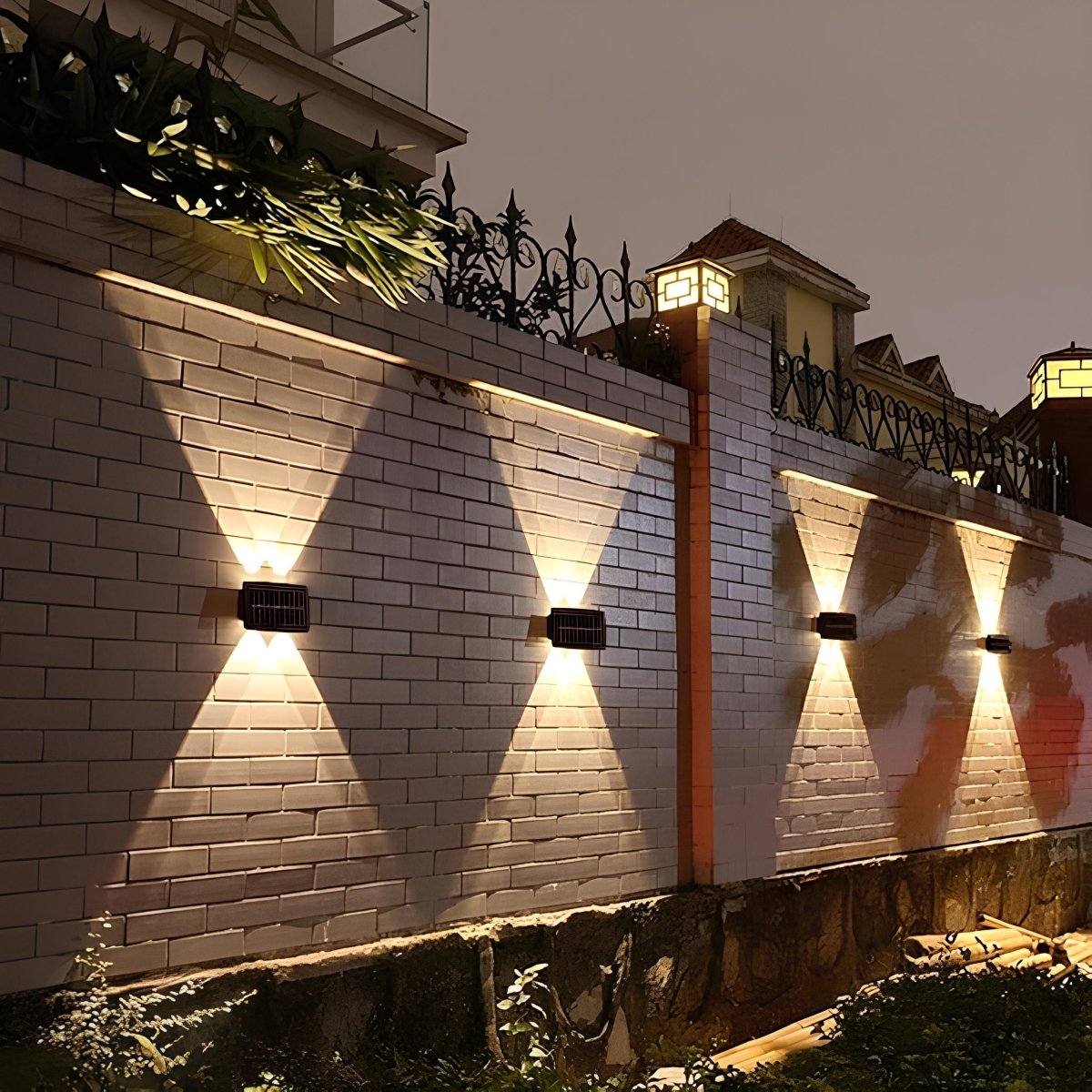 Solar Wall Sconce Outdoor Light with Dual Modes – Eco-Friendly LED Garden Lighting 2