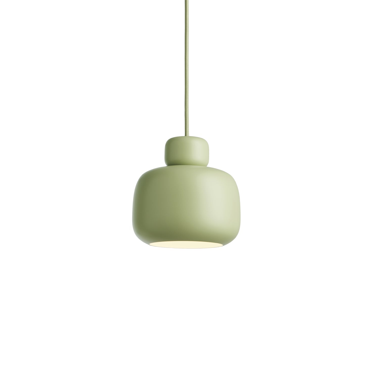 Stacked Stone Pendant Light Painted Metal Round Colorful Ceiling Lamp Home Decor Stack Clear 10