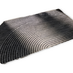 Stylish Anti-Slip PVC Doormat with Geometric Design – Durable Outdoor Front Door Mat for Safe Entrance 0