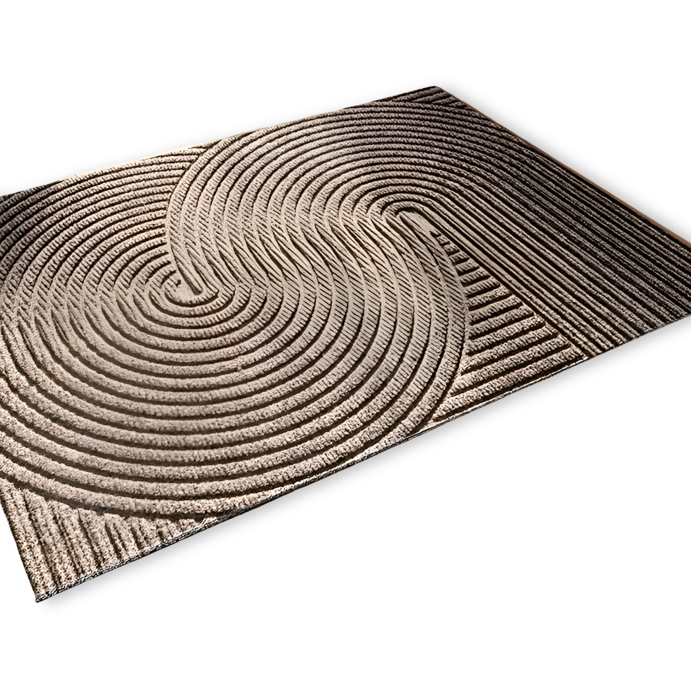 Stylish Anti-Slip PVC Doormat with Geometric Design – Durable Outdoor Front Door Mat for Safe Entrance 10