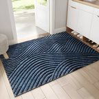 Stylish Anti-Slip PVC Doormat with Geometric Design – Durable Outdoor Front Door Mat for Safe Entrance 4