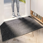 Stylish Anti-Slip PVC Doormat with Geometric Design – Durable Outdoor Front Door Mat for Safe Entrance 8