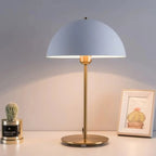 Stylish Golden Mushroom LED Desk Lamp – Modern Small Table Lamp for Cozy Bedroom Ambiance 1