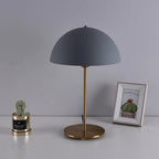 Stylish Golden Mushroom LED Desk Lamp – Modern Small Table Lamp for Cozy Bedroom Ambiance 4