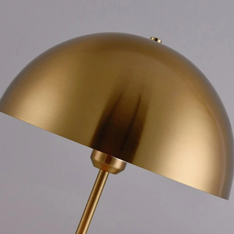 Stylish Golden Mushroom LED Desk Lamp – Modern Small Table Lamp for Cozy Bedroom Ambiance 7