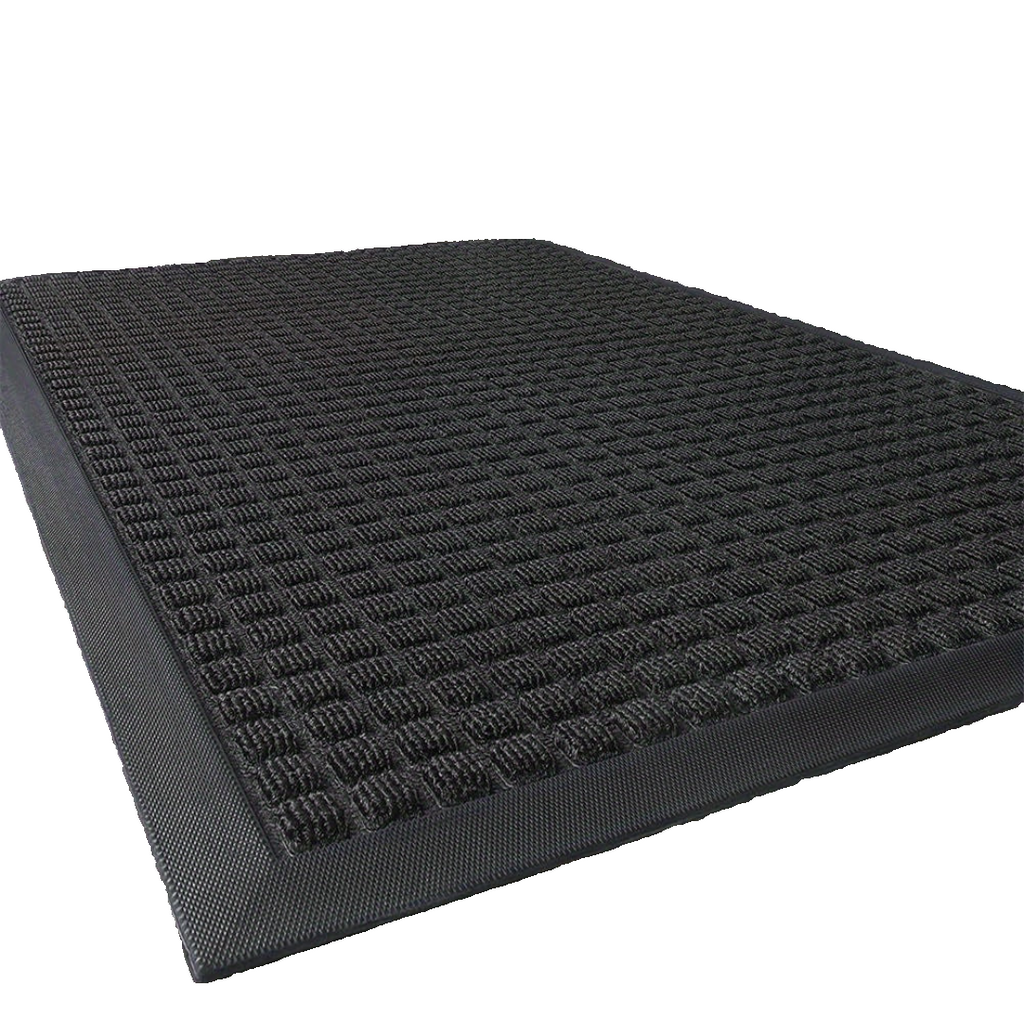 Stylish Luxury Doormat – Durable Anti-Slip Welcome Mat for Indoor and Outdoor Use, 45 x 75 cm, Black or Gray 0
