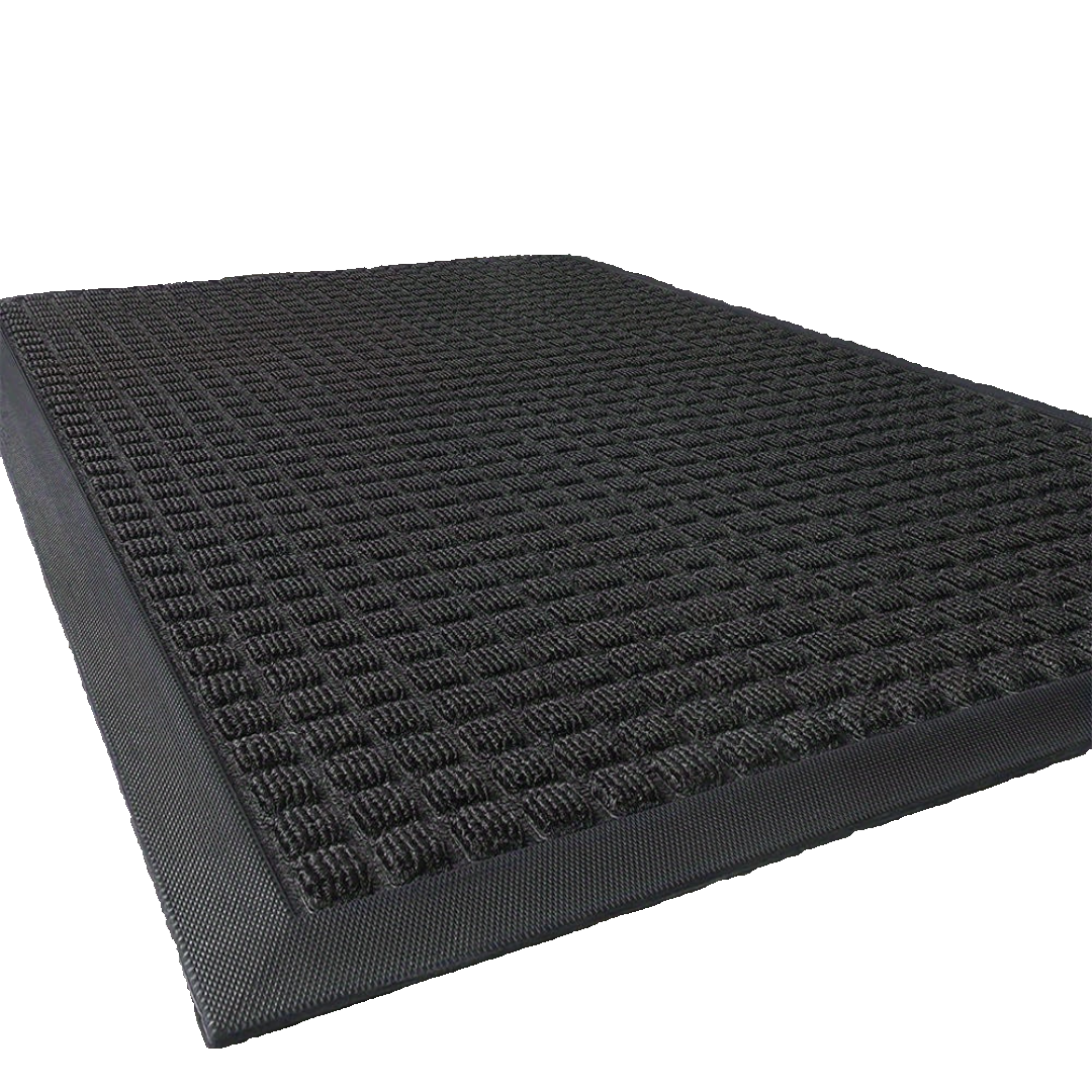 Stylish Luxury Doormat – Durable Anti-Slip Welcome Mat for Indoor and Outdoor Use, 45 x 75 cm, Black or Gray 0