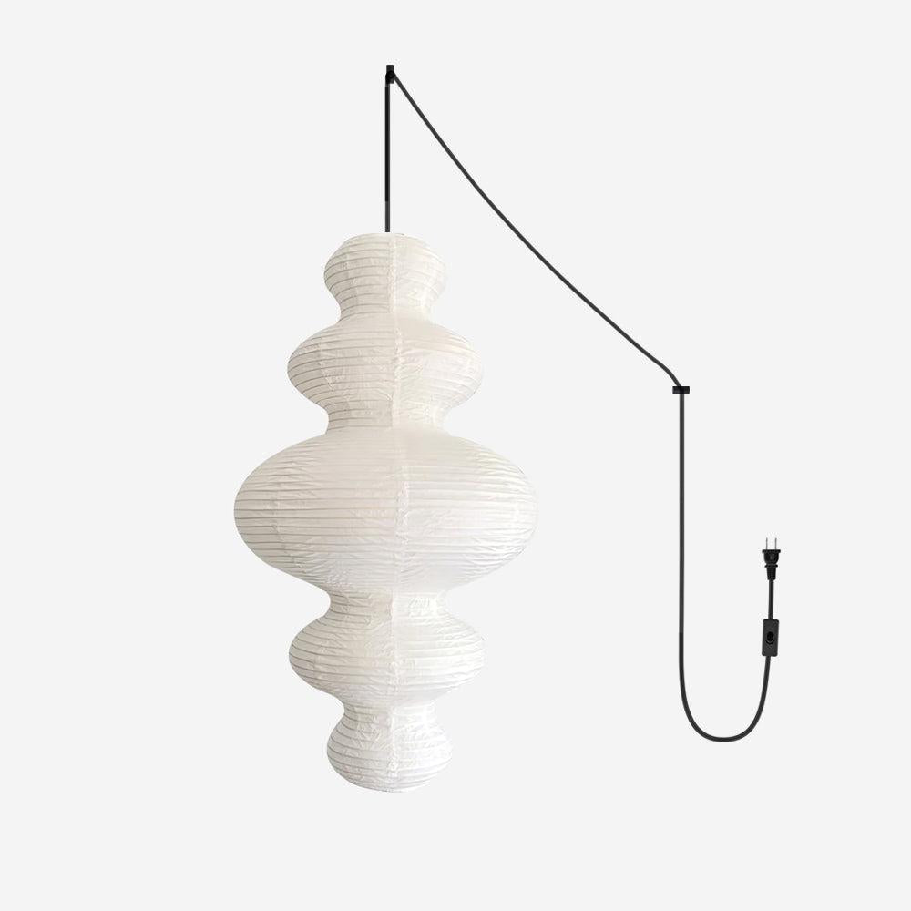 Stylish  Pendant Light with Rice Paper Shade – 47cm Diameter for Kitchen Pendant Lighting 0