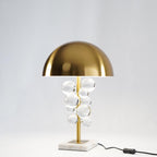 Stylish Table Lamp with Glass Spheres and Marble Base – Elegant Bedside or Desk Lamp for Indoor Lighting 6