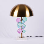 Stylish Table Lamp with Glass Spheres and Marble Base – Elegant Bedside or Desk Lamp for Indoor Lighting 8