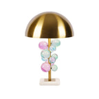 Stylish Table Lamp with Glass Spheres and Marble Base – Elegant Bedside or Desk Lamp for Indoor Lighting 9