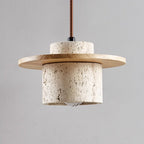Stylish Travertine Pendant Light with Adjustable Cord – Modern Hanging Lamp for Kitchen and Home Décor 3