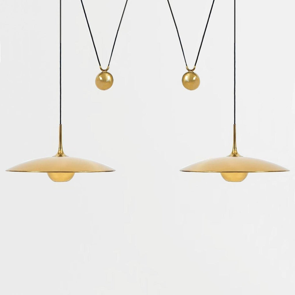 Swing Arm Pendant Light Adjustable Counterweight Dining Ceiling Lamp 9