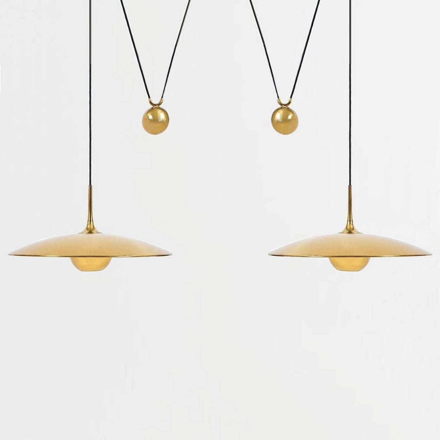 Swing Arm Pendant Light Adjustable Counterweight Dining Ceiling Lamp 9