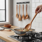 Teak Wooden Utensil Set - 7pc Kitchen Tools 4