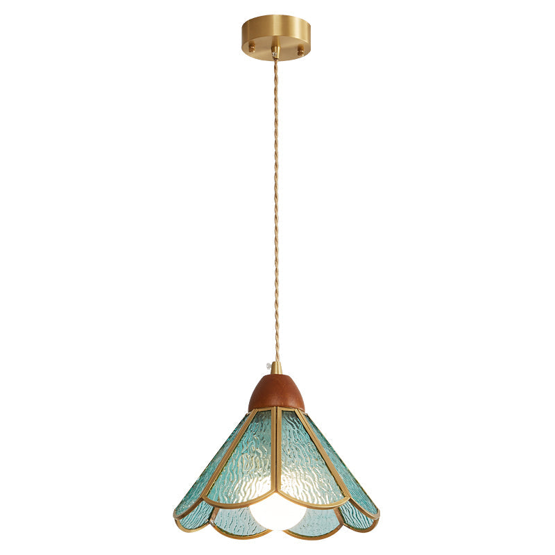 Tiffany Pendant Light Glass Adjustable Height Unique Design 0