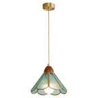 Tiffany Pendant Light Glass Adjustable Height Unique Design 0