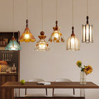 Tiffany Pendant Light Glass Adjustable Height Unique Design 2