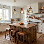 Tiffany Pendant Light Glass Adjustable Height Unique Design 7