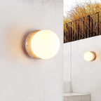 Travertine Outdoor Wall Light with Integrated LED – Weather-Resistant Garden Lighting 1