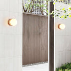 Travertine Outdoor Wall Light with Integrated LED – Weather-Resistant Garden Lighting 4