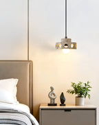 Travertine Pendant Light with Adjustable Height for Elegant Spaces 2