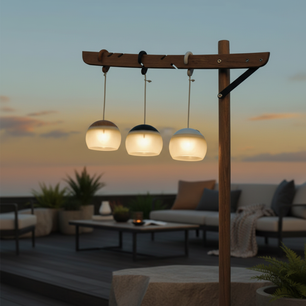 USB Rechargeable LED Camping Lantern with 500 Lumens – Modern Design for Outdoor Use 10