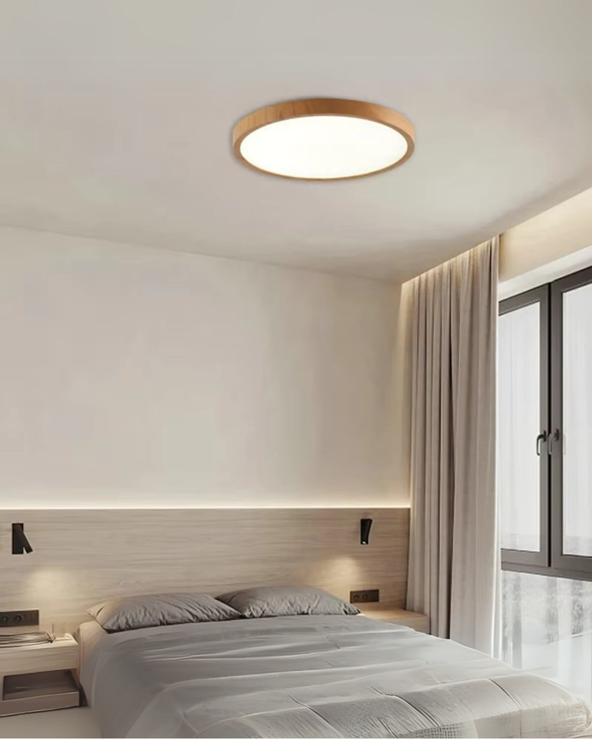 Ultra-Slim LED Ceiling Light Fixture – Modern Flush Mount Design for Elegant Illumination 4